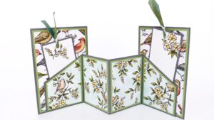 Doppelte Einsteckkarte, Anleitung, Karten basteln, Papierbasteln,Stampin Up