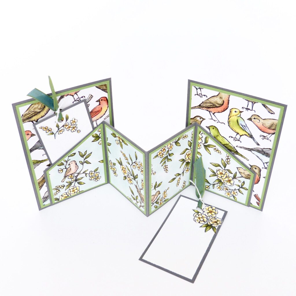Doppelte Einsteckkarte, Anleitung, Karten basteln, Papierbasteln,Stampin Up