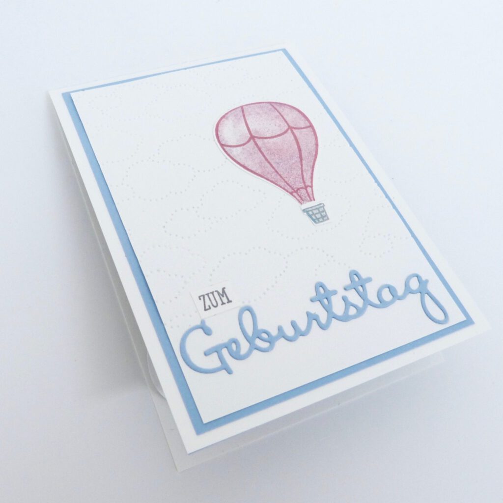 Kartentechnik, Karten basteln, Stampin Up, handmade, Anleitung