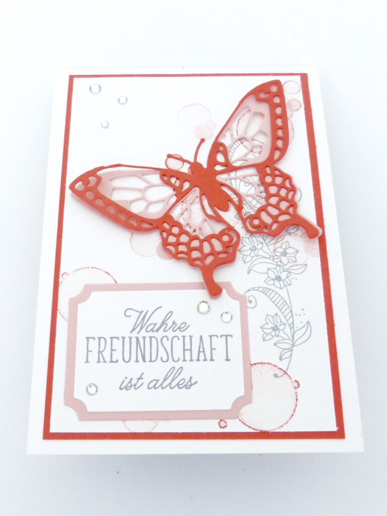 Kartentechnik, Karten basteln, Stampin Up, handmade, Anleitung