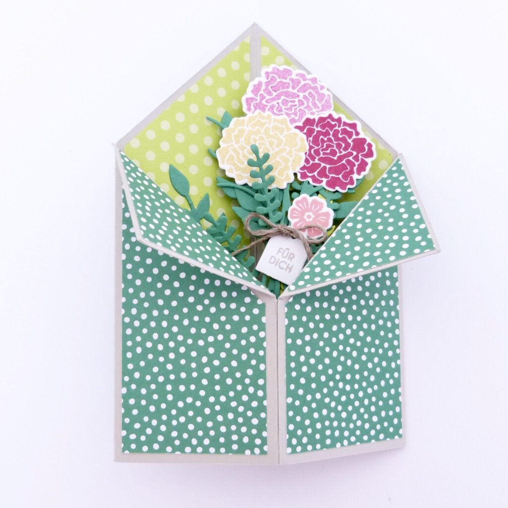 Kartentechnik, Karten basteln, Stampin Up, handmade, Anleitung
