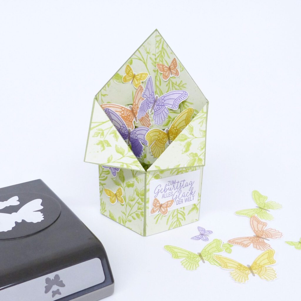 Kartentechnik, Karten basteln, Stampin Up, handmade, Anleitung