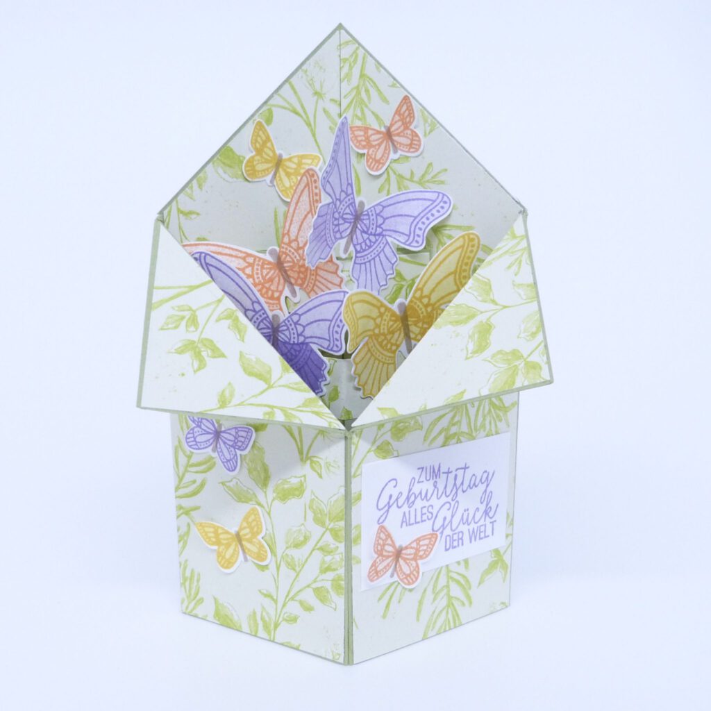 Kartentechnik, Karten basteln, Stampin Up, handmade, Anleitung