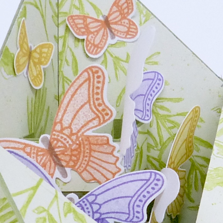 Kartentechnik, Karten basteln, Stampin Up, handmade, Anleitung