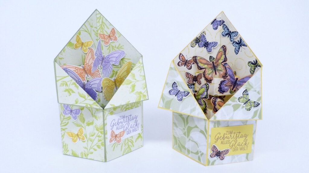 Kartentechnik, Karten basteln, Stampin Up, handmade, Anleitung