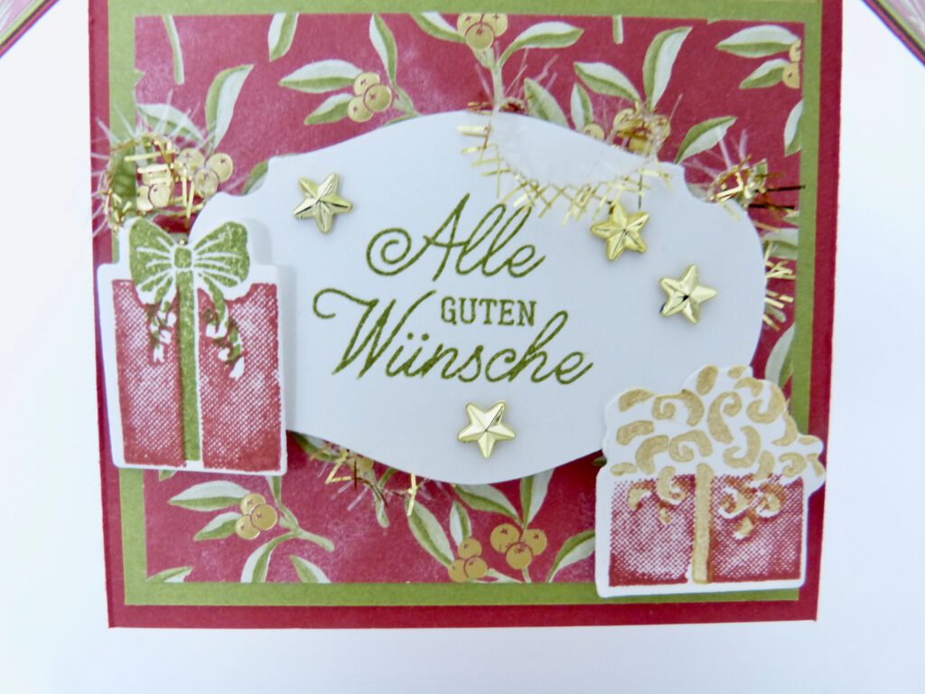 Card in a Box, Anleitung, Weihnachten, Kartenform, Stampin Up
