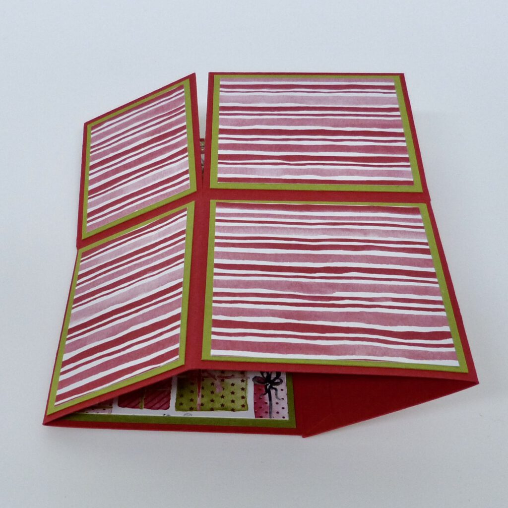 Card in a Box, Anleitung, Weihnachten, Kartenform, Stampin Up