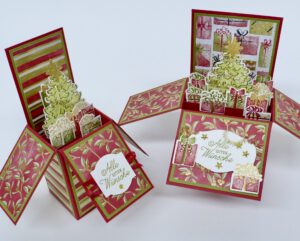 Card in a Box, Anleitung, Weihnachten, Kartenform, Stampin Up