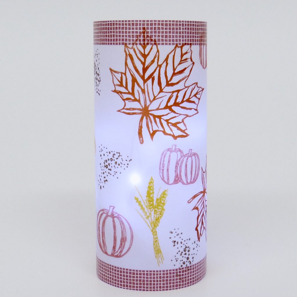 Mini LED, Herbstliche Laterne, Lichterkette, Stampin Up, Papierbasteln, DIY, handmade, Stempelitis