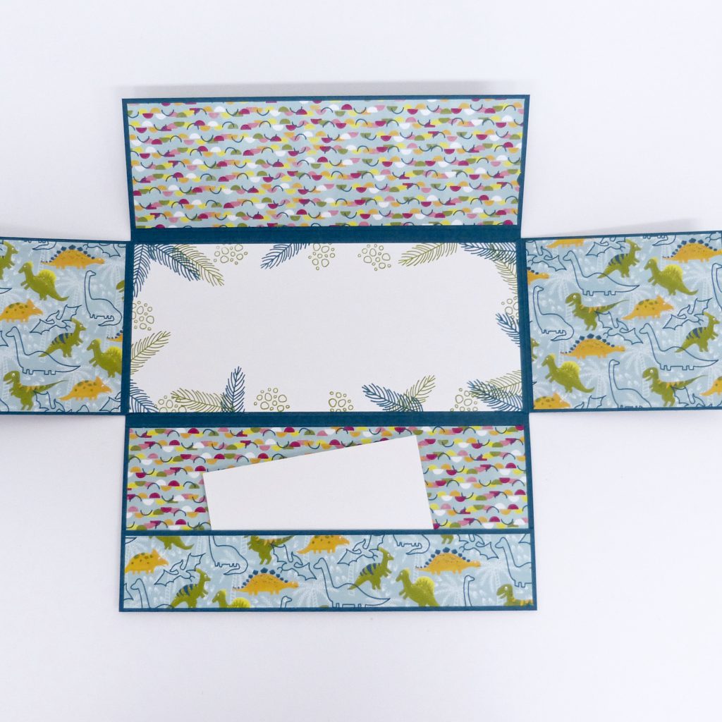 Dufte Dinos in Pfauengrün