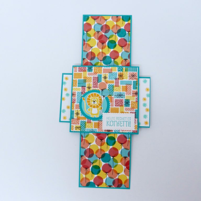 Doppelte Ziehkarte, Karten basteln, Stampin Up, handmade, Anleitung