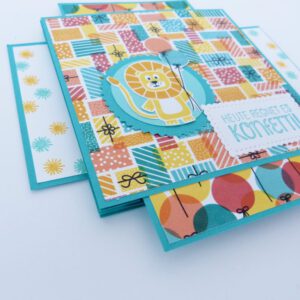 Doppelte Ziehkarte, Karten basteln, Stampin Up, handmade, Anleitung