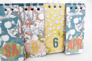 Ewiger Kalender, Botanische Prints, Anleitung, Stampin Up, Stempelitis, handmade, Kalender basteln
