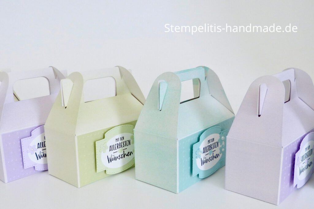 Pergamentpassion, Kleine Schachtel, Anleitung, Geschenk, Stampin up, Stempelitis, handmade