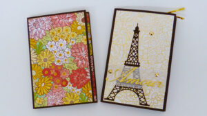 Paris, Eifelturm, Minialbum, Papierbasteln, handmade