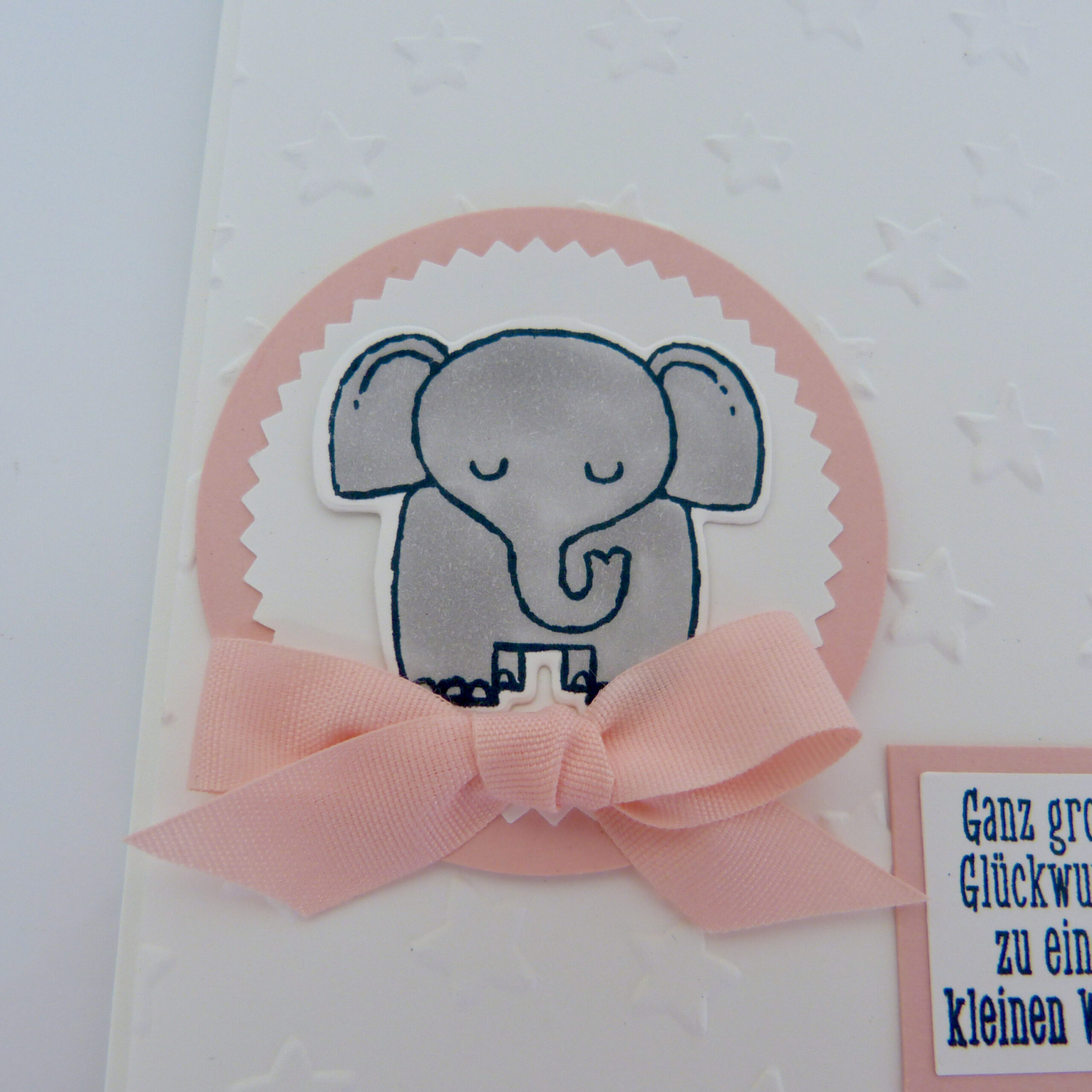 Tierische Glückwünsche: Karte zur Geburt für Mädchen von ...