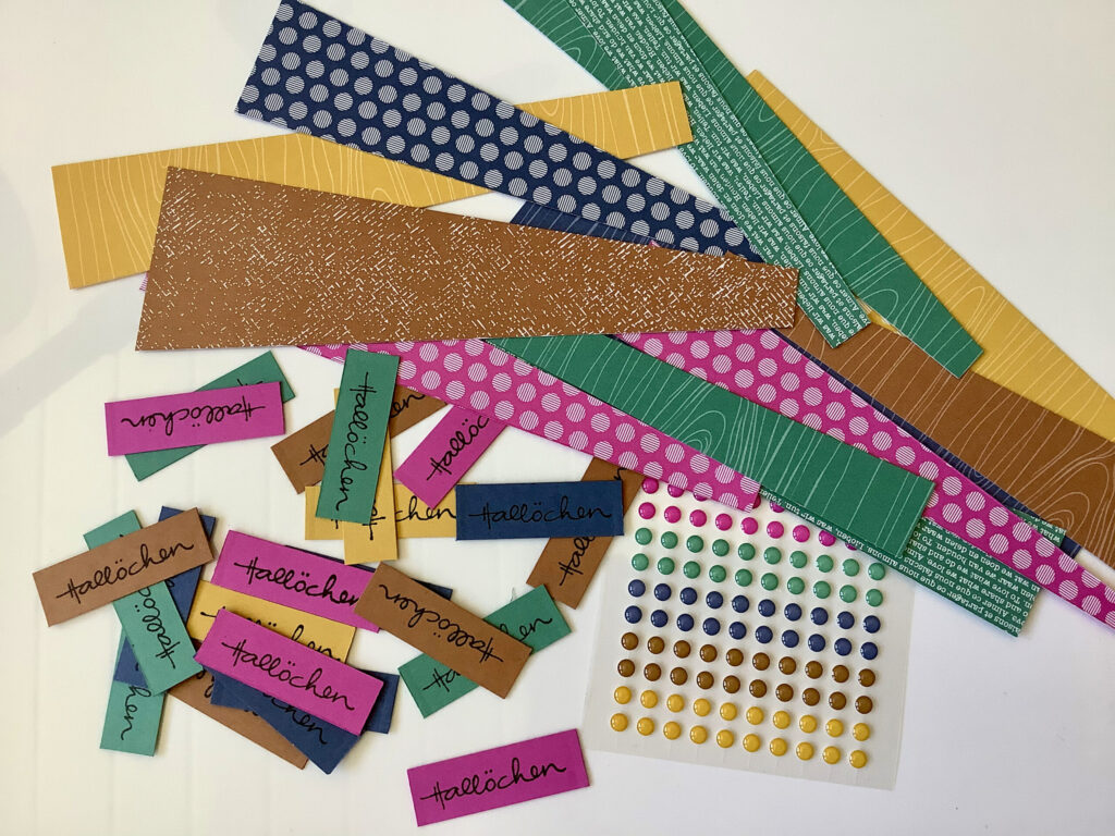 Scrappy Strip, Technik, Stampin Up, Stempelitis, handmade, Anleitung, basteln