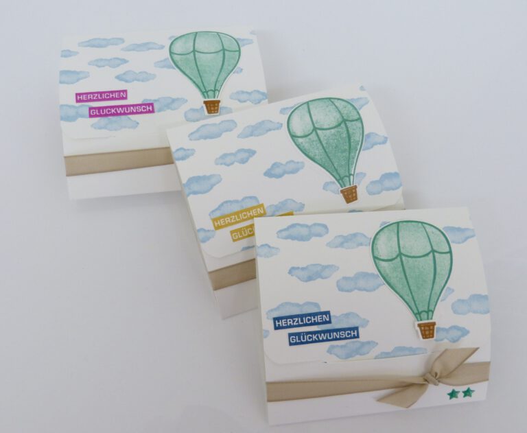 Springwürfel im Umschlag, Geschenkverpackung, Überraschung, Stampin Up, basteln, handmade