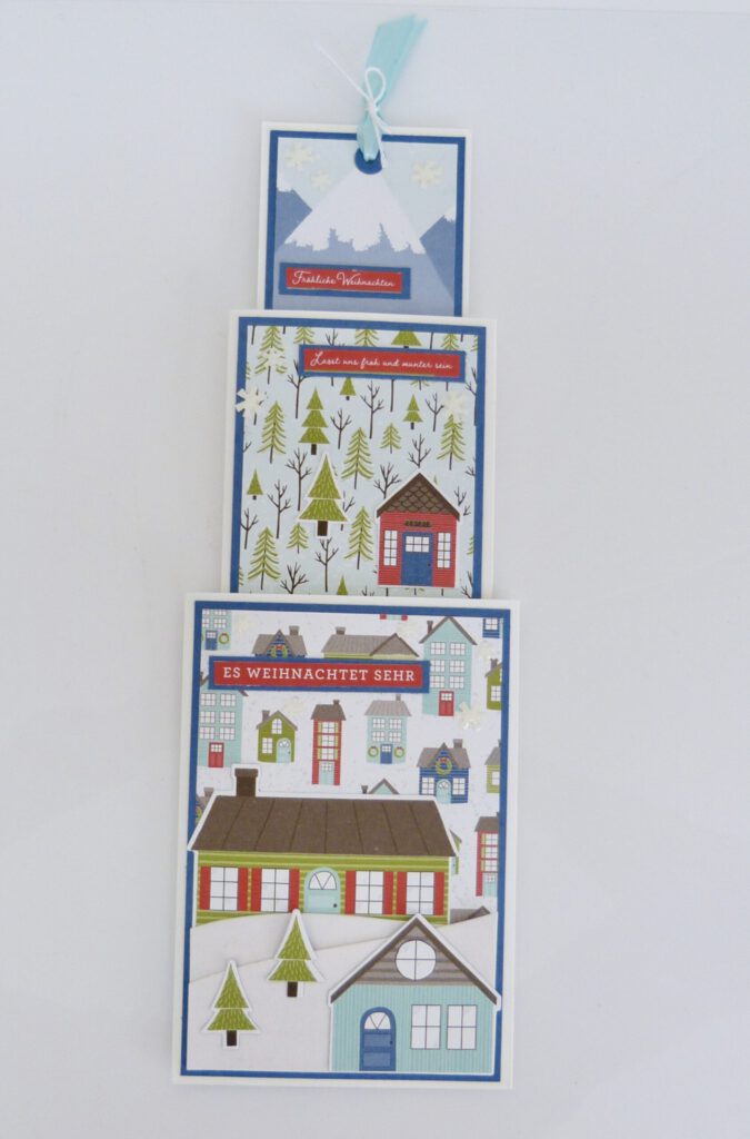 Ziehkarte, Weihnachten, Stampin Up, Kalender, Papierbasteln, DIY, handmade, Stempelitis