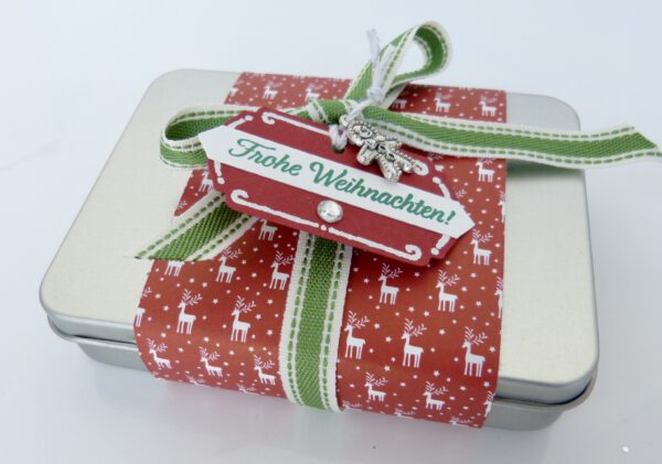 Geschenkdose mit Elch-Motiven – Bild 2
