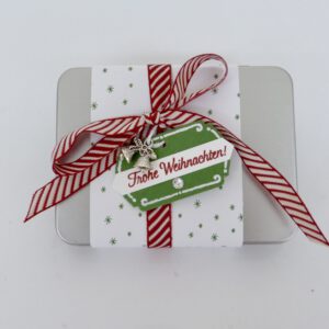 Geschenkdose Frohe Weihnachten