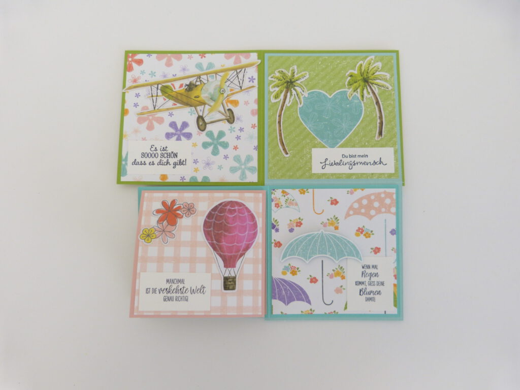 Dutch Fold, Karten basteln, Stampin Up, handmade, Anleitung