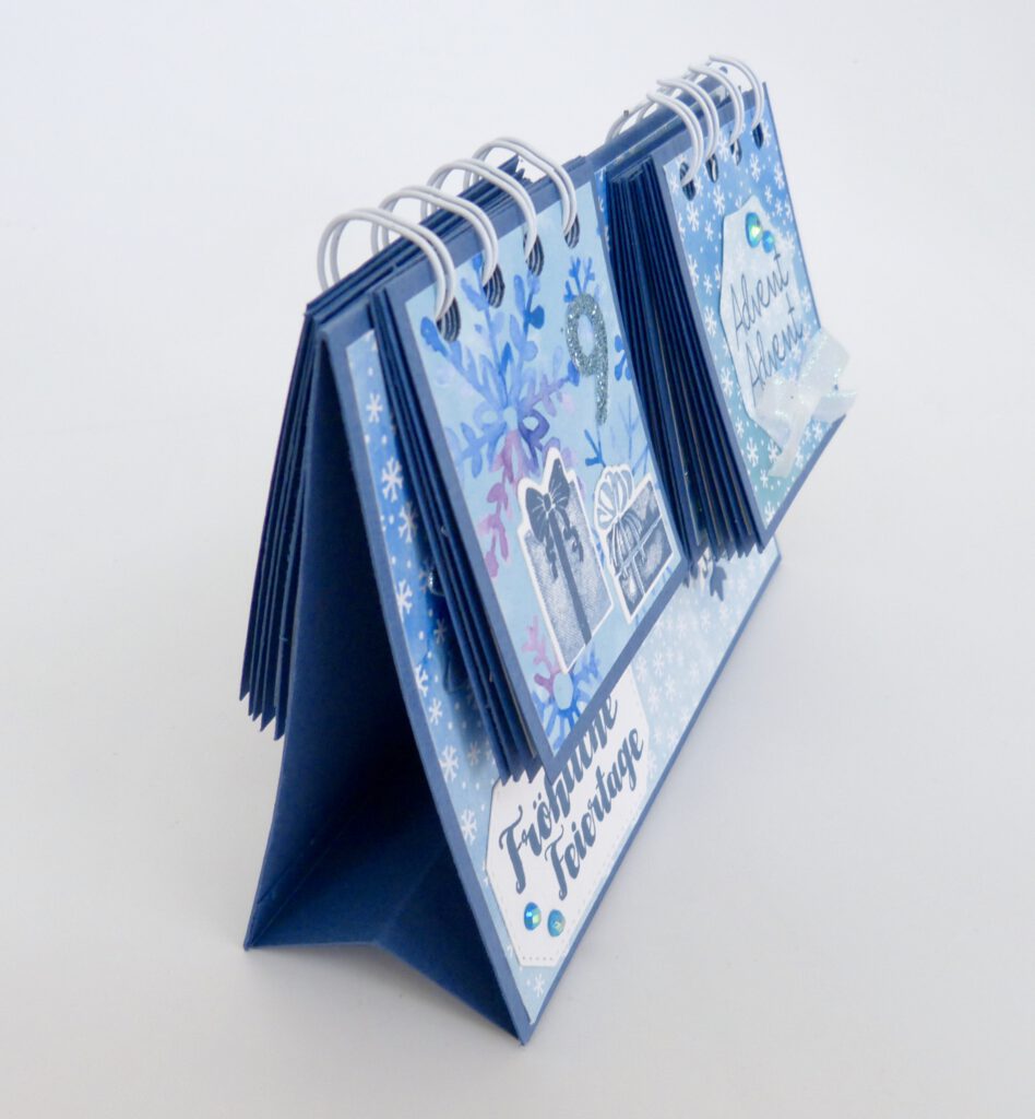 Adventskalender, Weihnachten, Stampin Up, Kalender, Papierbasteln, DIY, handmade, 24 Türchen, Stempelitis