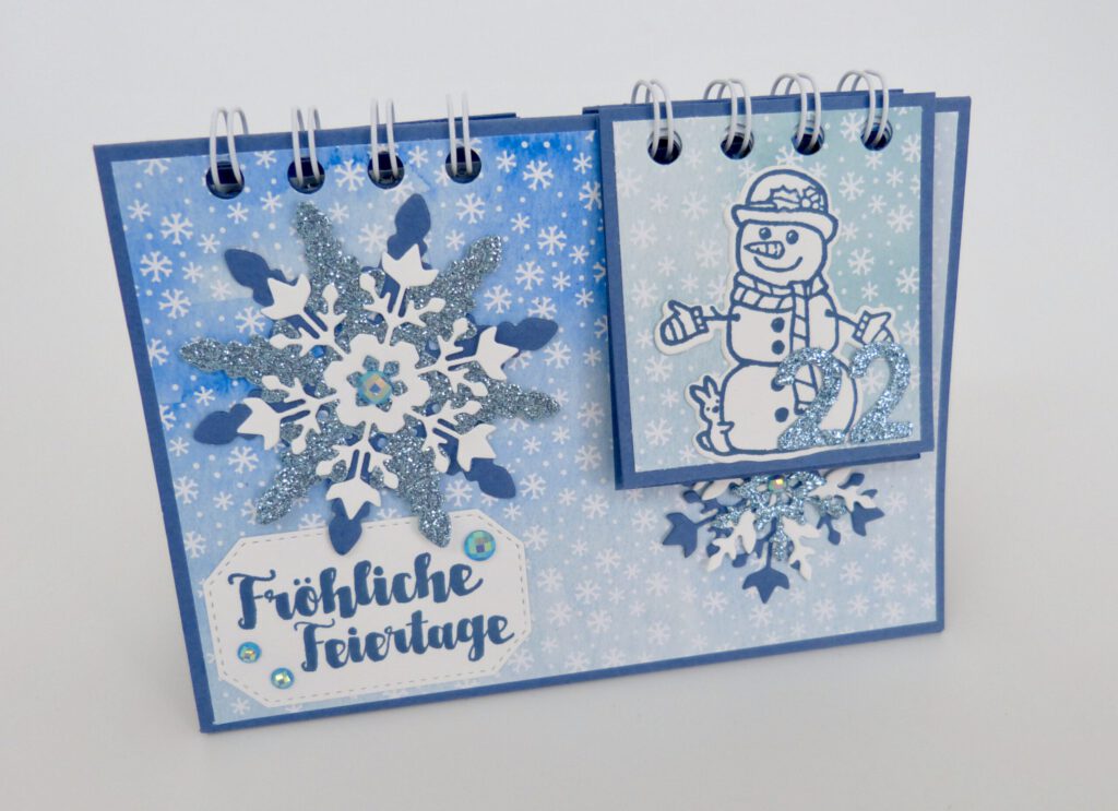 Adventskalender, Weihnachten, Stampin Up, Kalender, Papierbasteln, DIY, handmade, 24 Türchen, Stempelitis