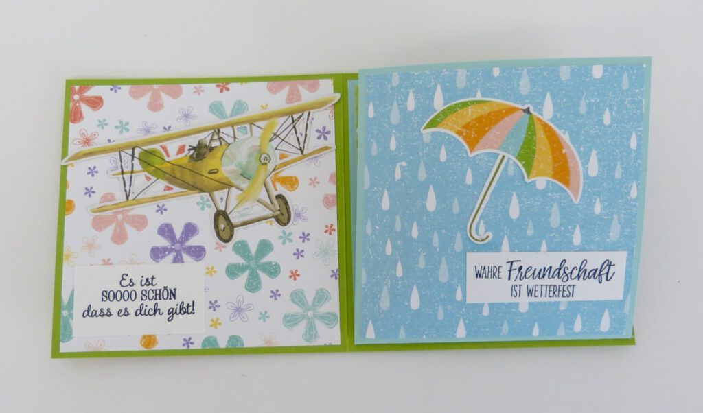 Dutch Fold, Karten basteln, Stampin Up, handmade, Anleitung