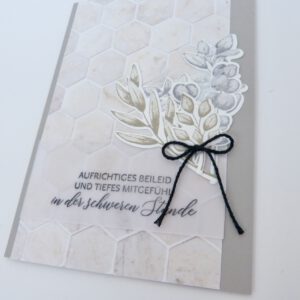 Trauerkarte, handgemachte Trauerkarte, Trauerkarten kaufen, Trauerkarte online bestellen, Kondolenzkarte, Beileidskarte, stilvolle Trauerkarte, moderne Trauerkarte, Trauerkarten handmade, Stampin Up Trauerkarte, Stampin’ Up Karten, Karte zur Beerdigung, handgefertigte Trauerkarten, Trauerkarten basteln, individuelle Trauerkarte, Trauerkarte basteln lassen, Trostkarte, Anteilnahme Karte, Trauerkarte mit Spruch