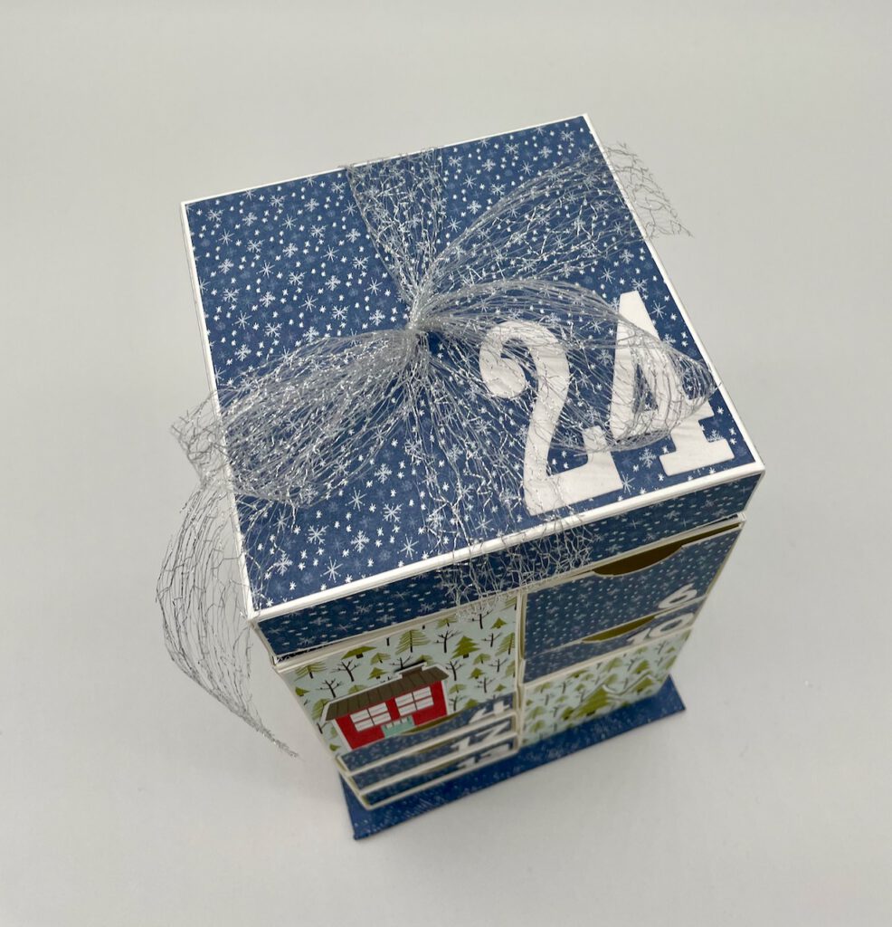 Adventskalender, Weihnachten, Stampin Up, Kalender, Papierbasteln, DIY, handmade, 24 Türchen, Stempelitis