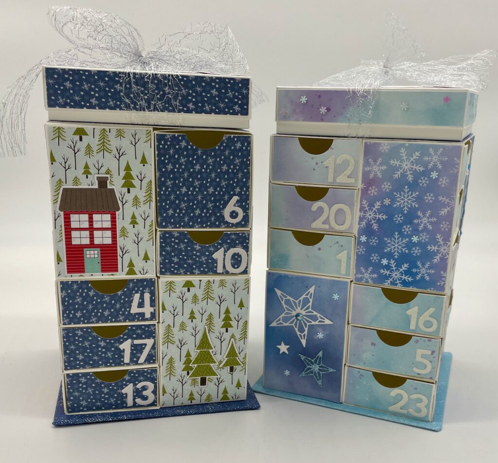Adventskalender, Weihnachten, Stampin Up, Kalender, Papierbasteln, DIY, handmade, 24 Türchen, Stempelitis