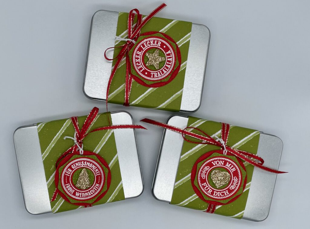 Geschenkdosen, Weihnachten, basteln, Schachtel, Verpackung