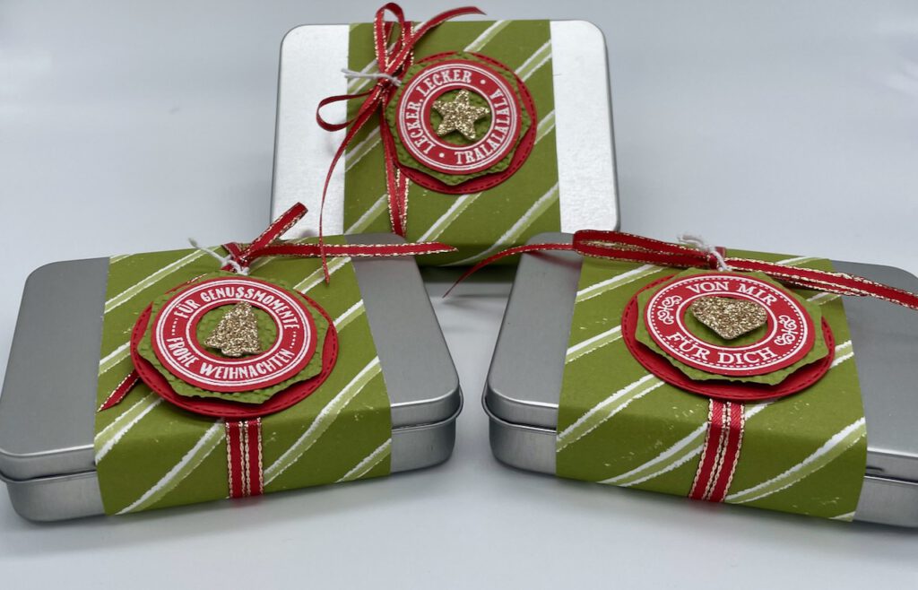 Geschenkdosen, Weihnachten, basteln, Schachtel, Verpackung