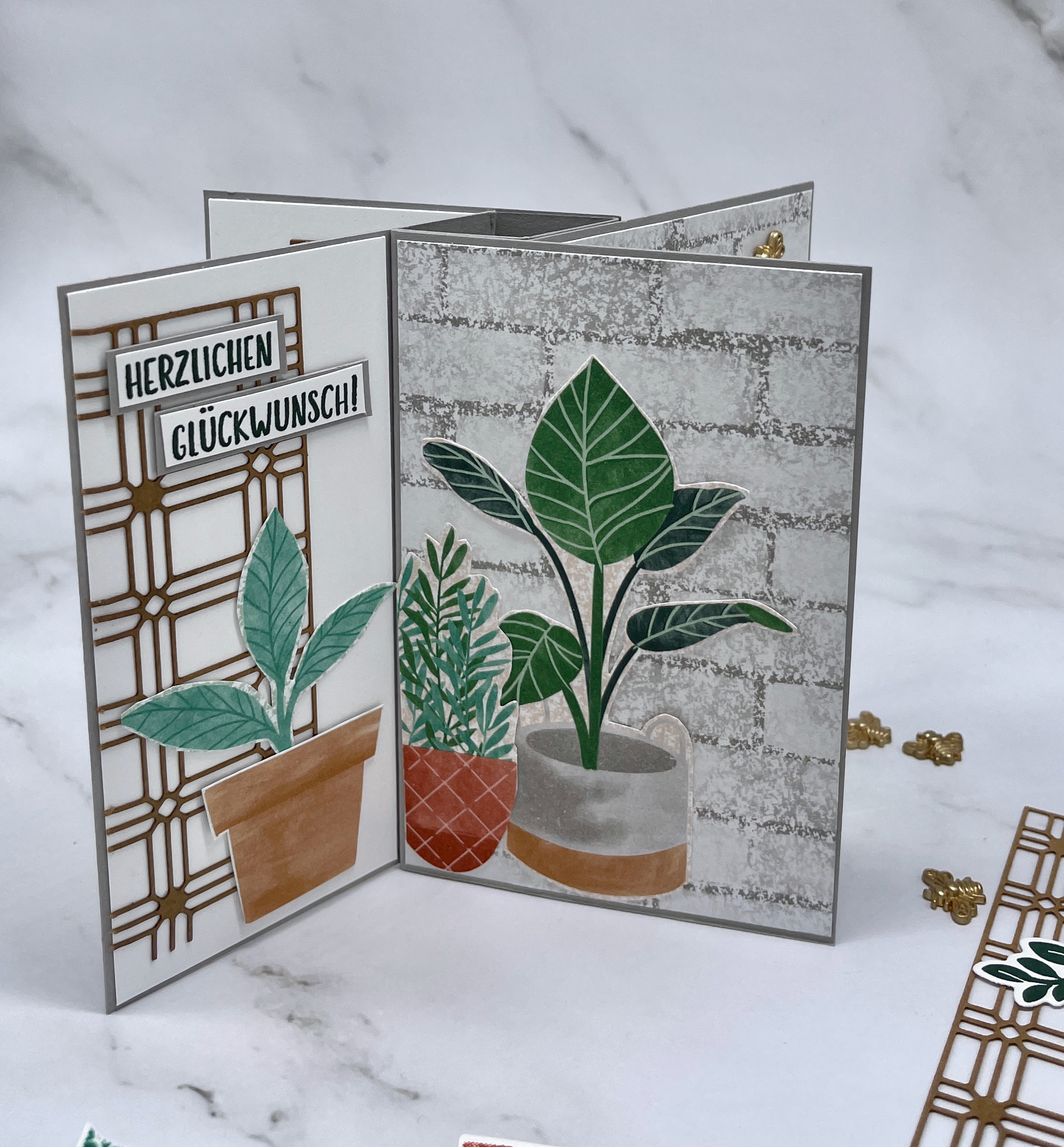 Pinwheelkarte, Karten basteln, Stampin Up, handmade, Anleitung