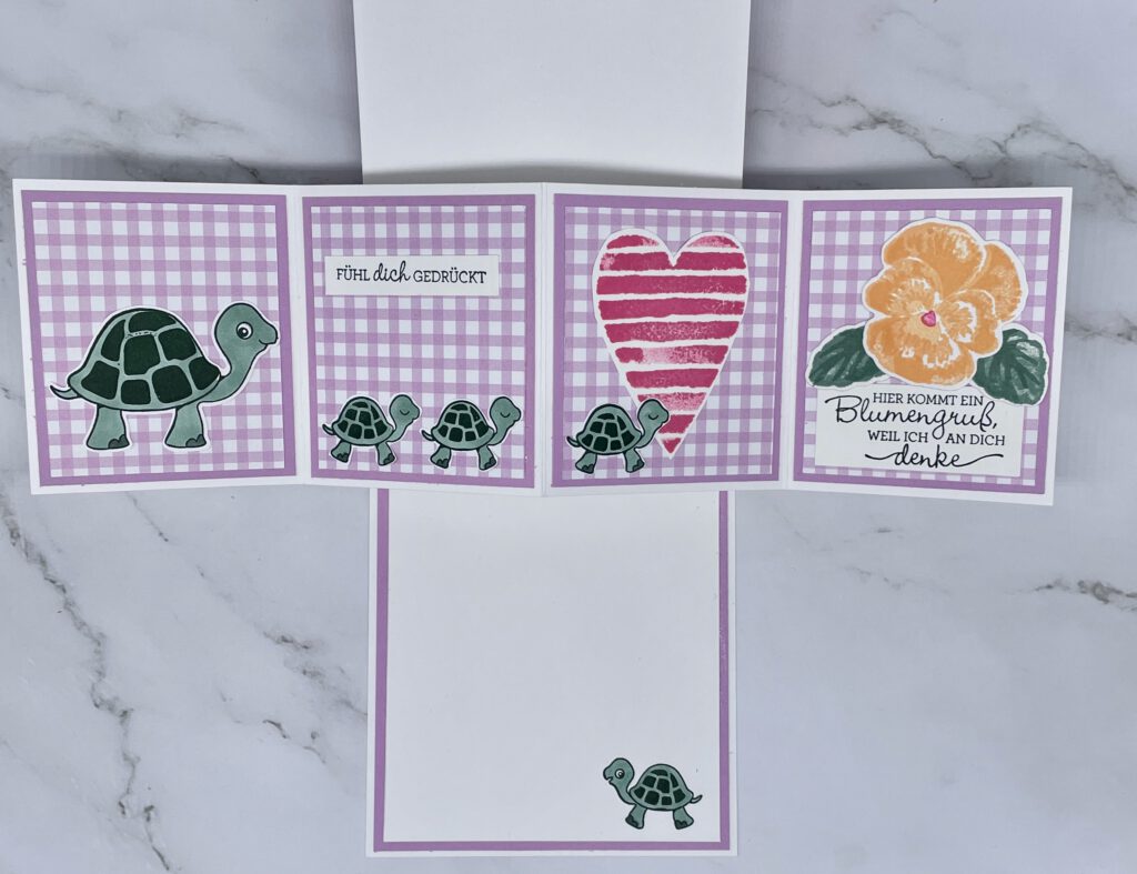 Pop up Twist Karte, Karten basteln, Stampin Up, handmade, Anleitung