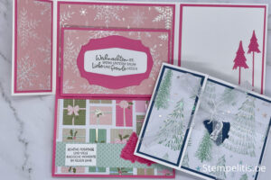 Anleitung, Weihnachten, Stampin Up, Papierbasteln, Fold up Gutscheinkarte, DIY, handmade, Stempelitis