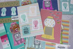 Kaugummi Automat, Schüttelkarte, Karten basteln, Stampin Up, handmade, Anleitung