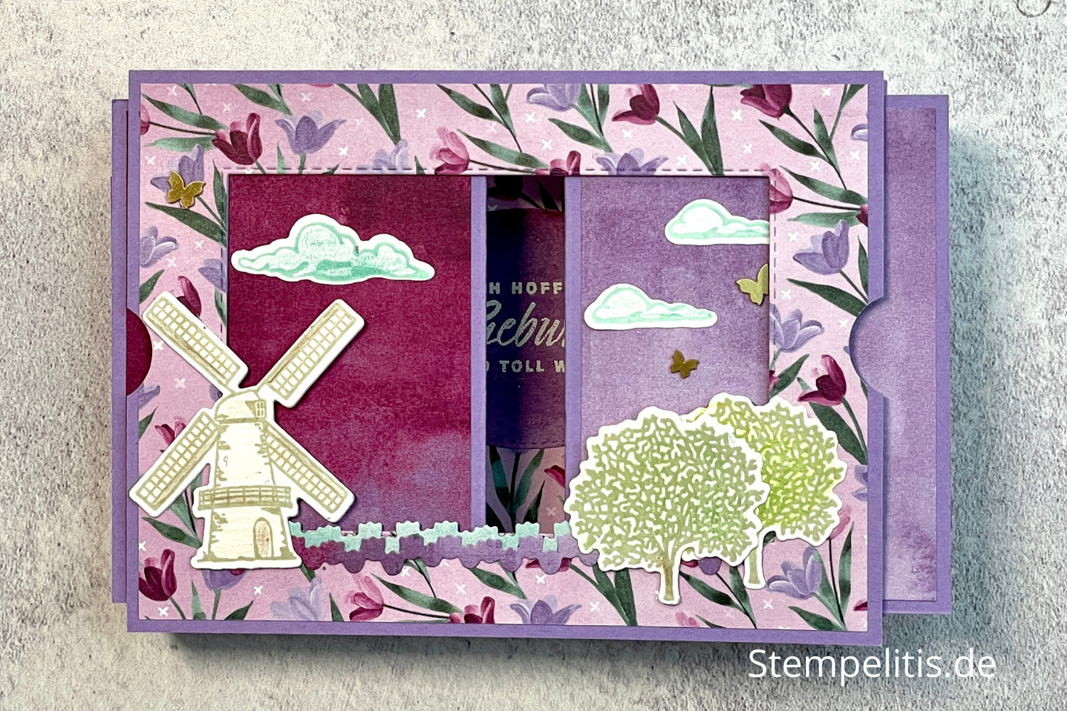 Funfold, Theaterkarte, Karten basteln, Stampin Up, handmade, Anleitung