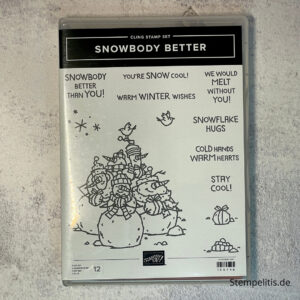 Snowbody Better | Gummistempel | gebrauchtes Stempelset von Stampin' Up!