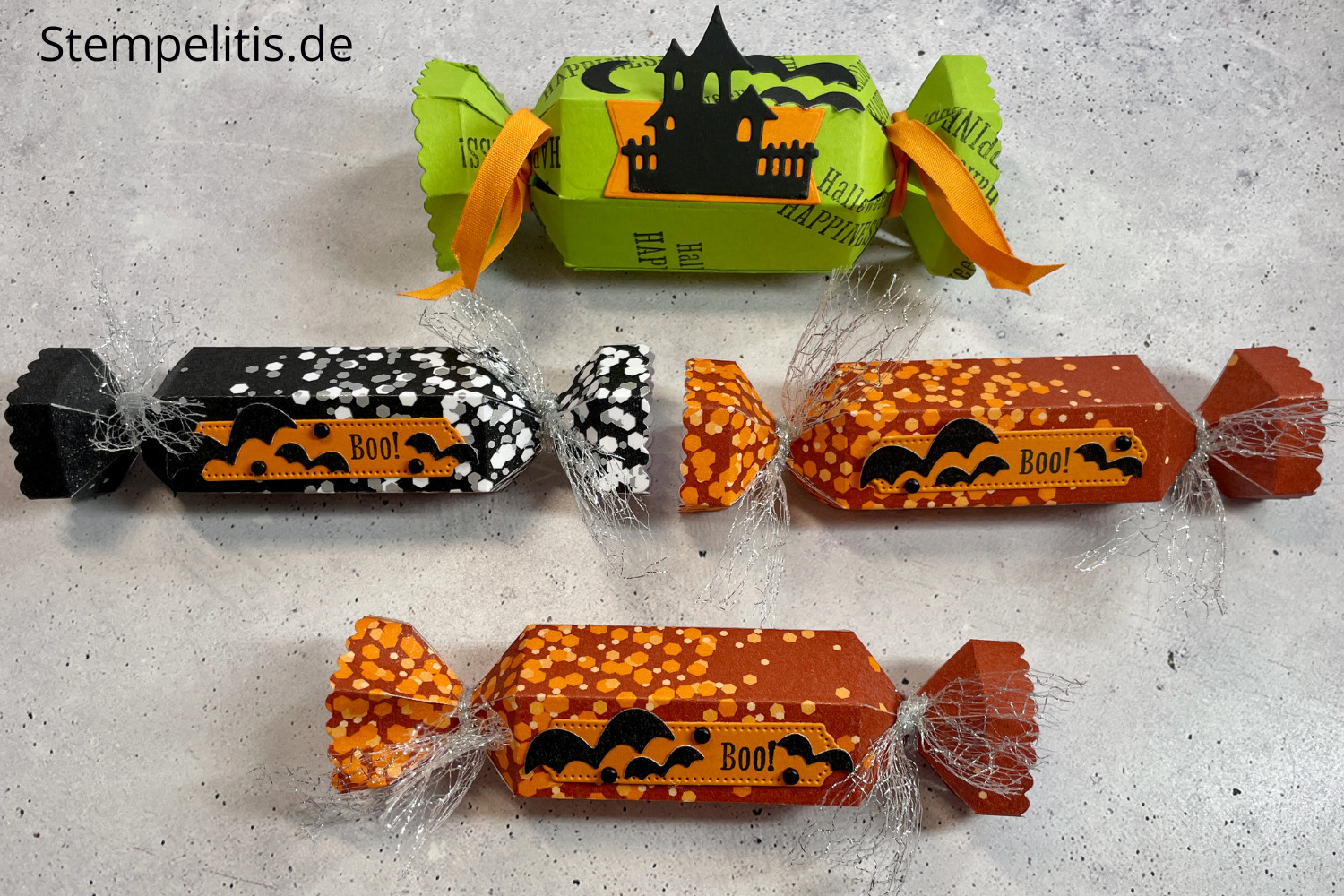 Halloween, Knallbonbon, Anleitung, Tutorial, Stampin Up