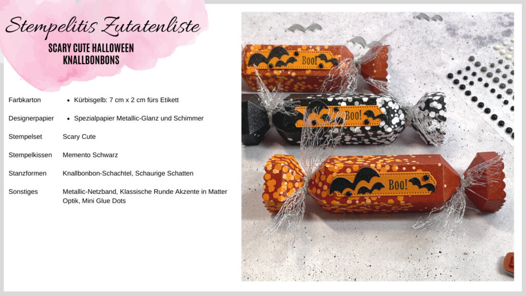 Zutatenliste Halloween