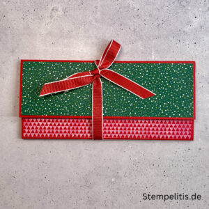 Explosionskarte Frohe Weihnachten | mit Gutscheinfach / FW5