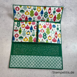 Handgemachte Weihnachtskarte, Stampin Up Karte, Explosionskarte kaufen, Aufklappkarte Weihnachten, Gutschein Verpackung Karte, Geldgeschenk Karte handmade