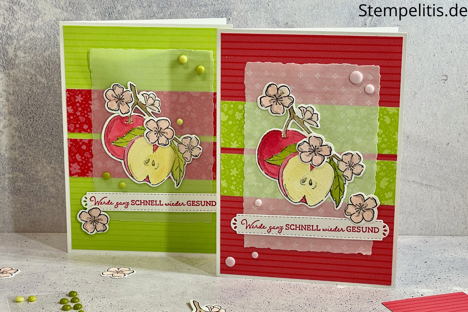 Aquarell, Karten basteln, Stampin Up, handmade, Anleitung