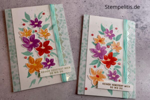 Lieb gesagt, Karten basteln, Stampin Up, handmade, Anleitung