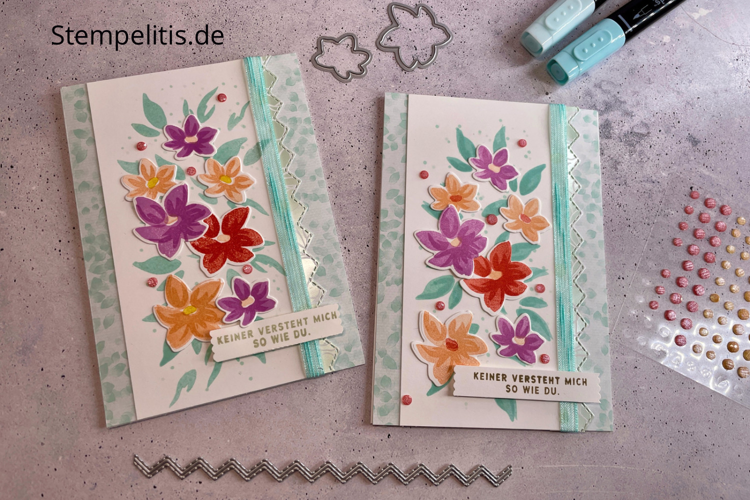 Karten basteln, Stampin Up, handmade, Anleitung