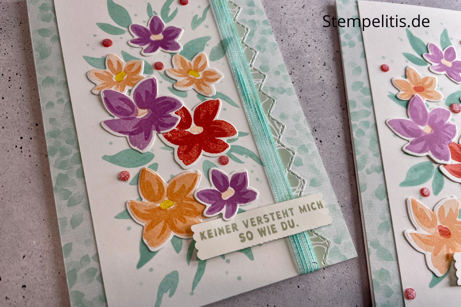 Karten basteln, Stampin Up, handmade, Anleitung