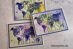 Reise, Karten basteln, Stampin Up, handmade, Anleitung