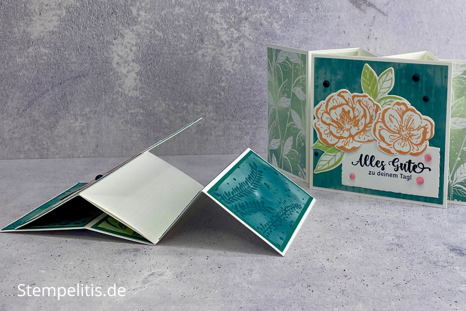 Seagull Card, Möwe, Fun-fold, Karten basteln, Stampin Up, handmade, Anleitung